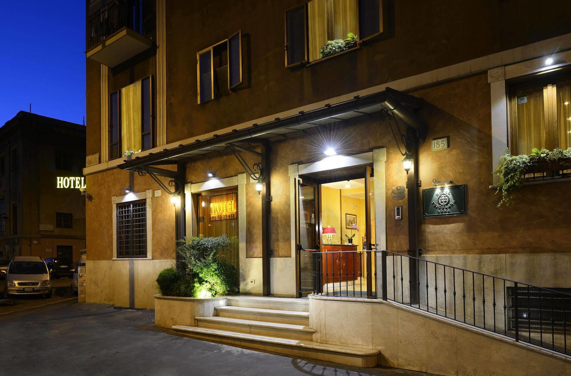 Hotel Tuscolana Rom Exterior foto