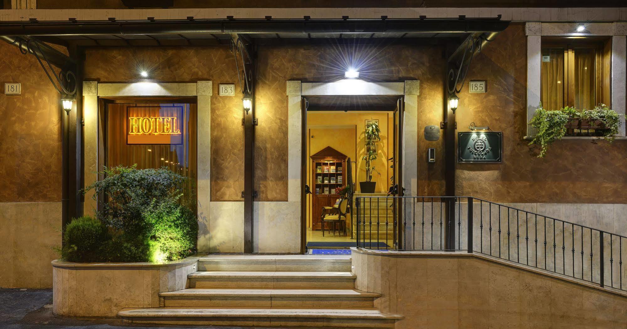 Hotel Tuscolana Rom Exterior foto